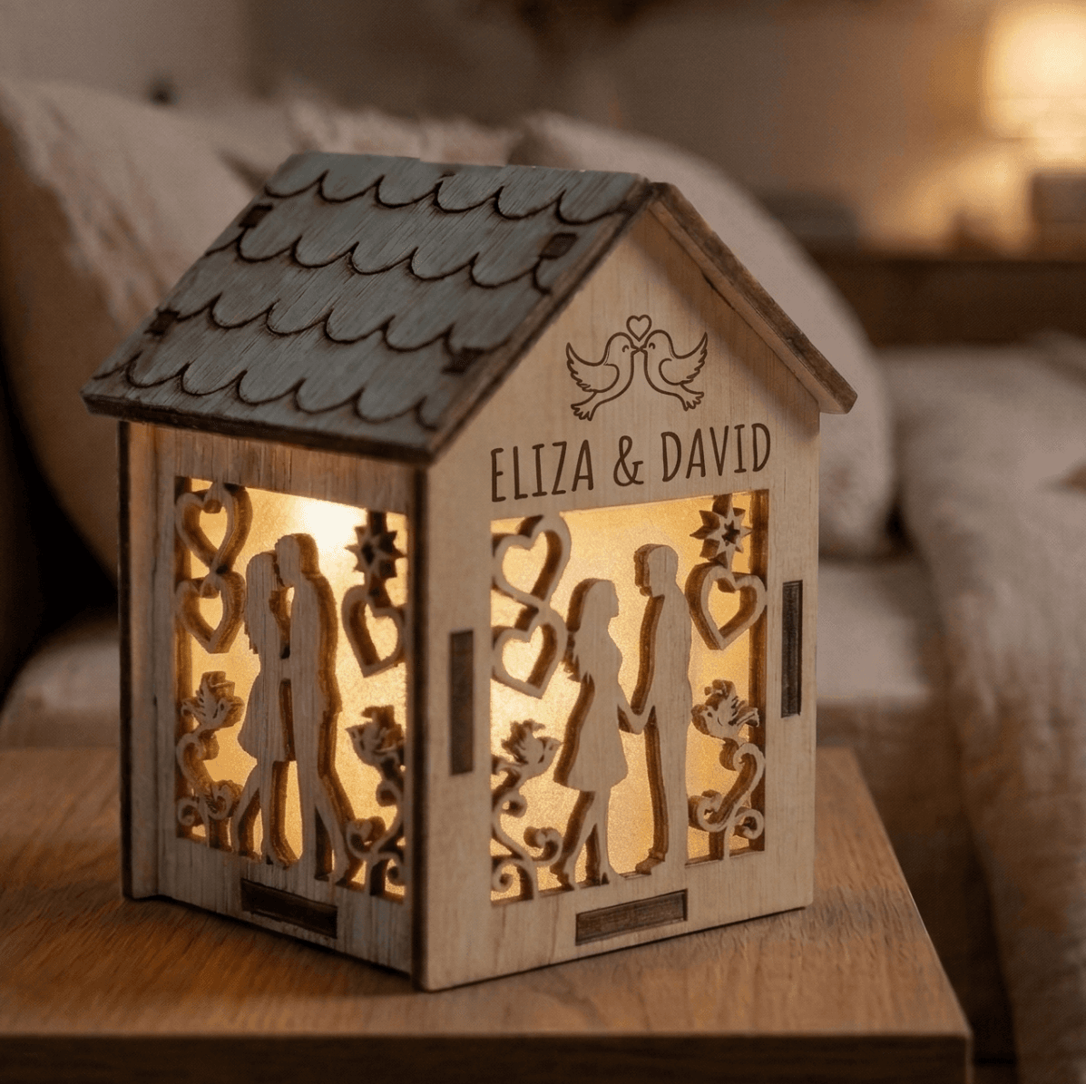 Glowing Little Wooden House