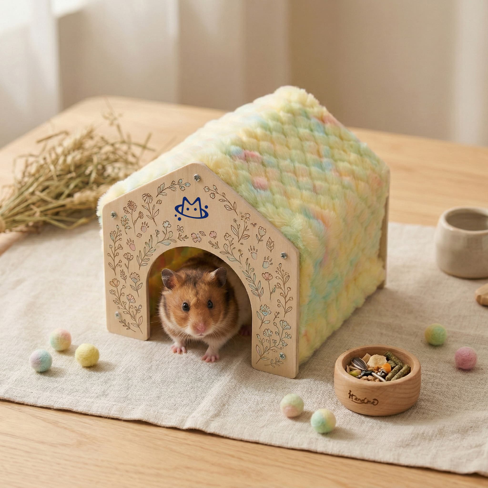 Small Pet Warmth Wooden House